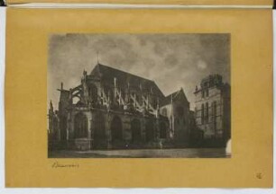 Kathedrale, Beauvais: Ansicht (aus: Skizzen- und Fotoalbum 10)