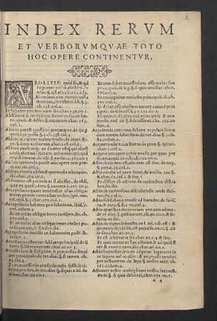 Index rerum et verborum