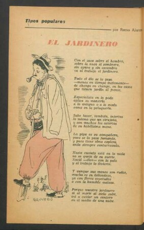El jardinero : Tipos populares
