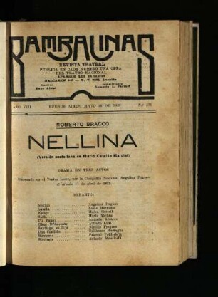 Nellina : drama en tres actos