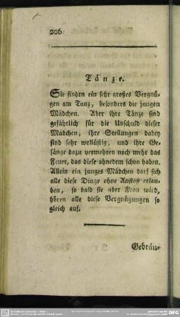 Tänze