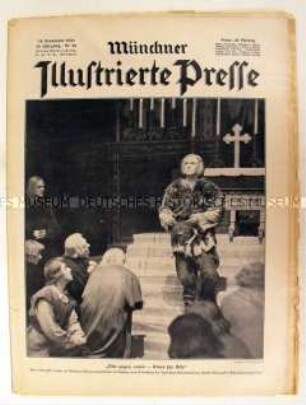 Wochenzeitschrift "Münchner Illustrierte Presse" u.a. zur Gedenkfeier für die Gefallenen des 9. November 1923 ("Hitler-Putsch")