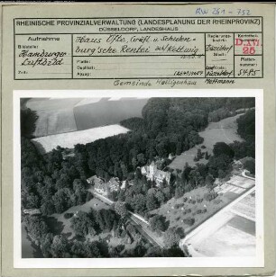 Essen-Kettwig, Haus Oefte, Gräfliche Von Schulenburgsche Rentei