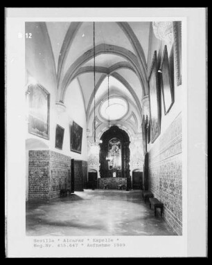 Alcázar — Palacio gótico — Kapelle des Gotischen Palastes