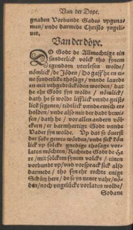 Van der döpe.