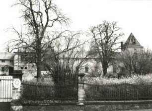 Coswig, Kötitzer Straße 7. Ehemaliges Weingut (Weinhandlung Otto Streller, E. H. 19. Jh.), Wirtschaftsgebäude