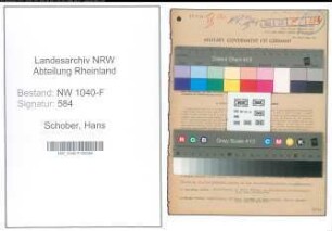 Entnazifizierung Hans Schober , geb. 23.02.1908 (Zollbeamter)