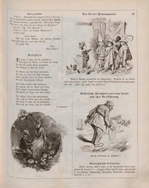 "Seligkeit" "Der kleine Finanzmann" "Postalische Vorschrift auf dem Lande und ihre Ausführung"