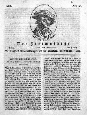 Nro. 98, Freitag, den 17. May 1811
