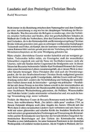 135-141, Laudatio auf den Preisträger Christian Broda