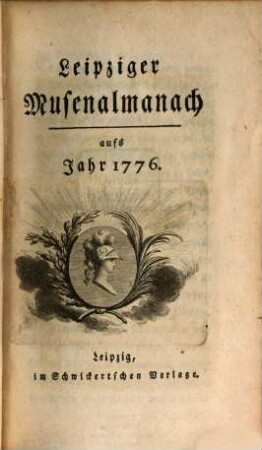 Leipziger Musenalmanach. 1776