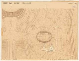 Sportfield Kairo Velodrome: Lageplan 1:1000