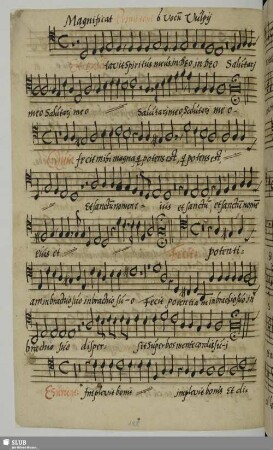 Vulpius, Melchior: Magnificat in 1.Ton (dorisch)