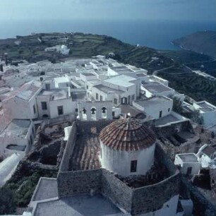 Patmos. Die Chora unter dem Johannes-Kloster. P5