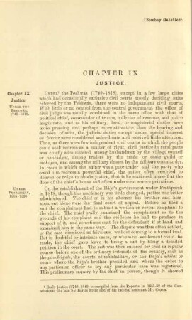Chapter IX. Justice