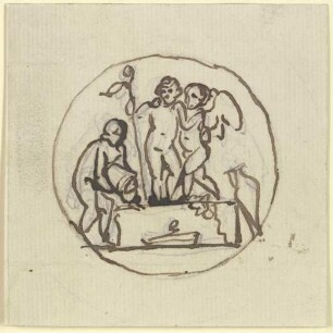 Bacchus bei der Kelter