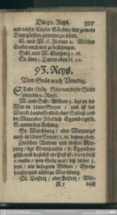 93. Reys. Von Grätz nach Venedig