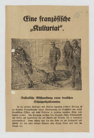 "Eine französische 'Kulturtat'."