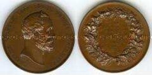 Medaille zum 50jährigen Dienstjubiläum des Friedrich Wilhelm Loos