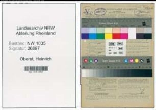 Entnazifizierung Heinrich Oberst , geb. 04.06.1909 (Buchbinder)
