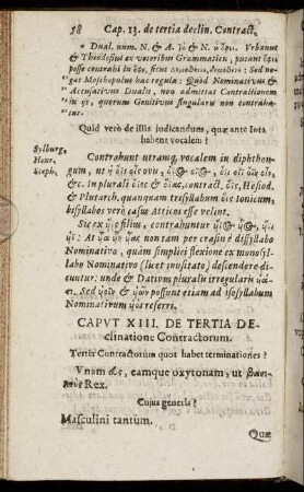 Caput XIII. De Tertia Declinatione Contractorum.