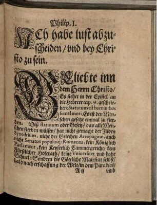[Predigttext und Beginn der Leichenpredigt]