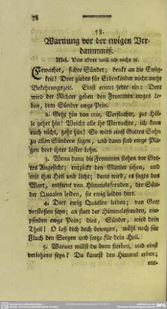58. Warnung vor der ewigen Verdammniß