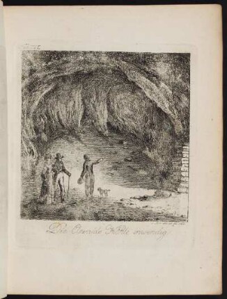 Tab. XVI Die Oswalds Höhle inwendig. - Oswaldhöhle, Wiesenttal-Muggendorf