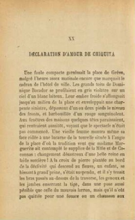XX. Déclaration d'amour de Chiquita