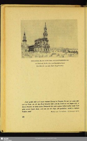 Dresden. Blick Von Der Augustusbrücke