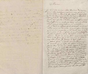 Karoline Luise von Baden an Unbekannt (Rastatt)