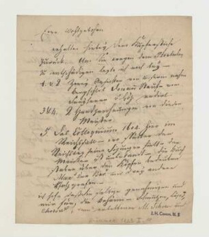 Brief von Nikolaus Gottfried Kränner an Joseph Heller