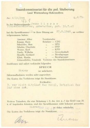 Bierer, Franz