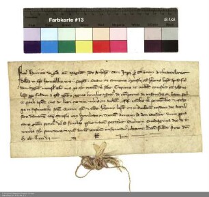 Indulgenzbrief Heinrichs [II. von Isny], Erzbischof von Mainz, für das Stift Johannesberg