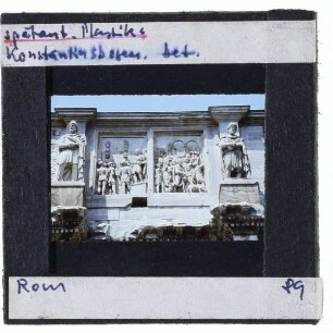 Rom, Konstantinsbogen : Architekturdetail