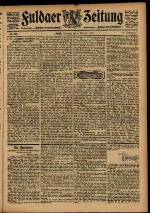 Ausgabe vom Dienstag, den 06. Oktober 1903.