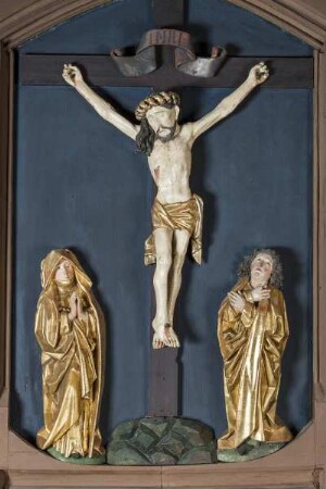 Kreuzaltar / Laienaltar — Kreuzigung