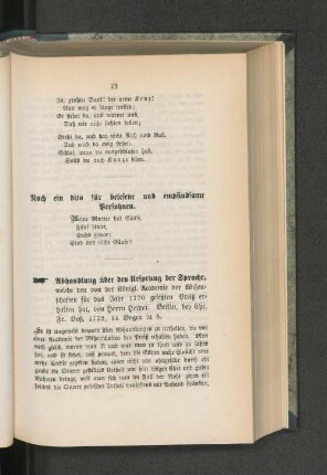 Abhandlung über den Ursprung der Sprache,