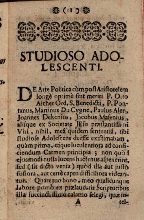 Rudimenta pöetices Ad Normam Artis Metricae : cum modo Legendi, Imitandi, & Excerpendi ad Captum Juventutis recèns adornata