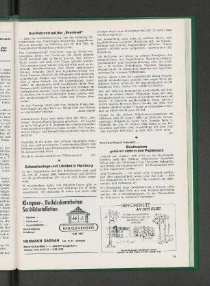 Schmetterlinge und Libellen in Hamburg