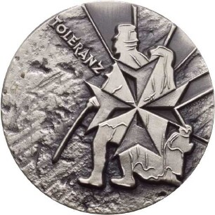 Medaille von Victor Huster auf das 100-jährige Bestehen des Vereins Deutscher Hugenotten