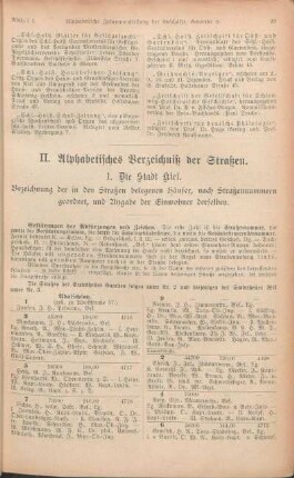 Adolfsplatz. [Adolfstraße. Alsenstraße. Alte Reihe. Annenstraße. Arndt-Platz.]