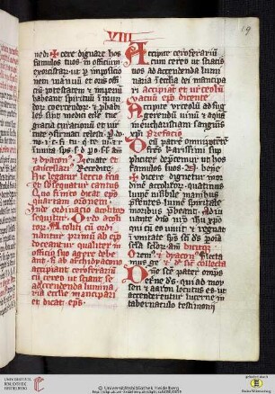 VIII. Ordinatio acolitorum