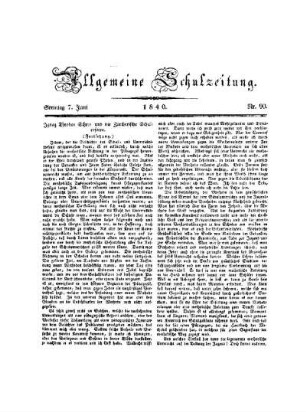 Ignaz Theodor Scherr und die Zürcherische Schulreform : (Fortsetzung)