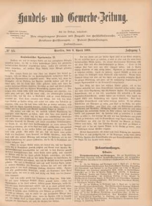Nr. 15=9. April 1881