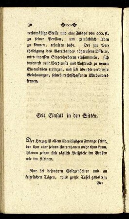 Edle Einfalt in den Sitten.