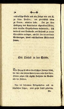 Edle Einfalt in den Sitten.