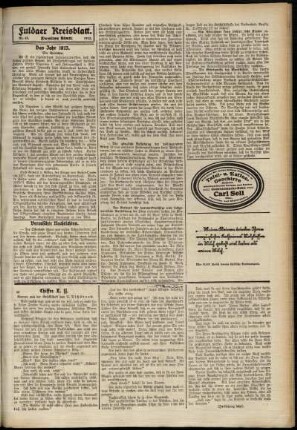 Zweite Ausgabe vom Montag, den 17. März 1913.