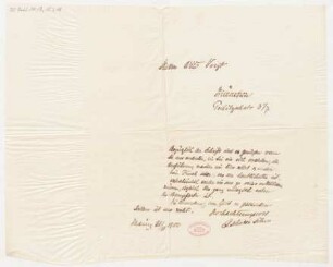 Brief an Otto Voigt : 21.11.1900