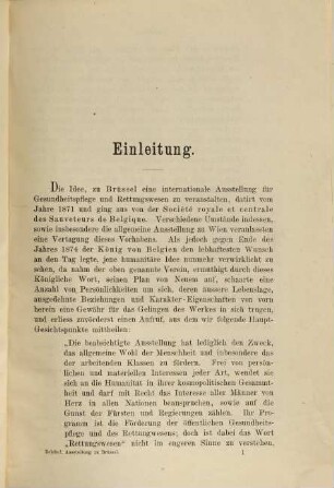 Die Sicherung vom Leben und Gesundheit im Fabrik- und Gewerbe-Betriebe auf der Brüsseler Ausstellung vom Sommer 1876